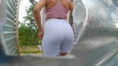 Camara graba en vestidor de playa a latina sexy(BIG ASS) Thumb