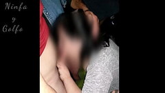 Gangbang in an adult theater - I get fucked by several men in an X cinema in front of my husband - p Thumb