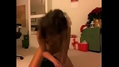 Young woman rides sybian Thumb