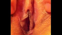 Chinese Tight Pussy Thumb