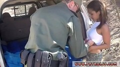 Muscle girl cops xxx Cute Ebony teen gets screwed in the back of a Thumb