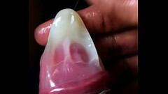 Cumshot inside a condom Thumb