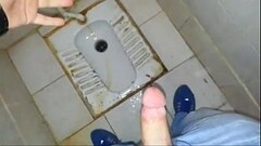 Jerking off in a school toilet Thumb