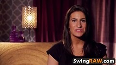 Swinger reality show orgy sucking riding group Thumb