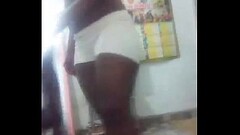 Nicely curved African teen strip naked Thumb