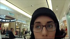 Public Cum Walk at the Mall! Thumb