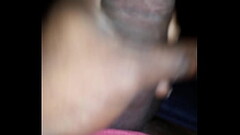 Stroking big black dick Thumb