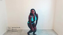 Black African Beauty Queen Dancing in Bikini Thumb